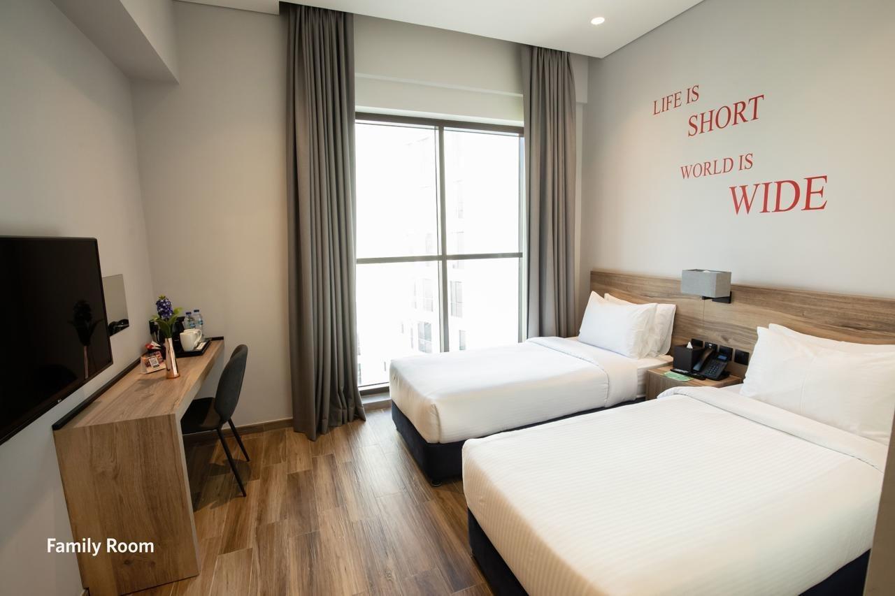 Kingsgate Al Jaddaf Hotel By Millennium Dubai Exteriör bild